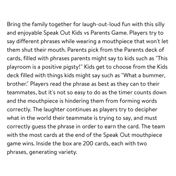 Speak Out Kids vs Parents Game - Picture 15 of 15